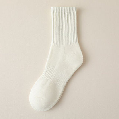 Plain Ribbed Socks / Set