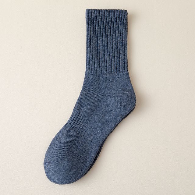 Plain Ribbed Socks / Set