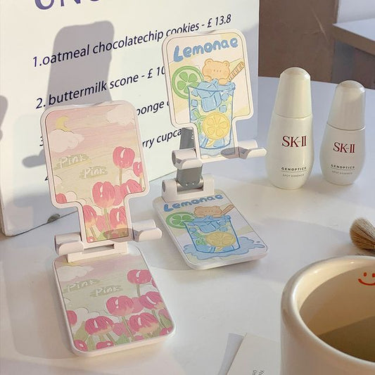 Print Foldable Desktop Phone Stand (various designs)