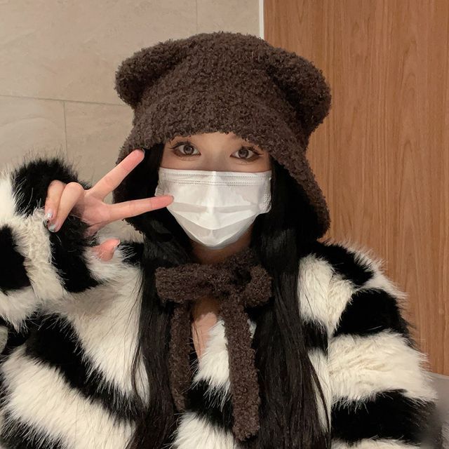 Fleece Bucket Ear Hat