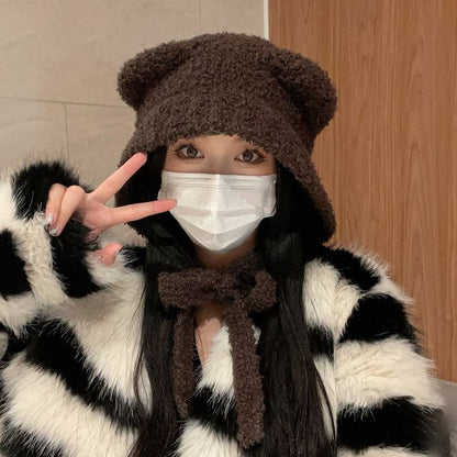 Fleece Bucket Ear Hat