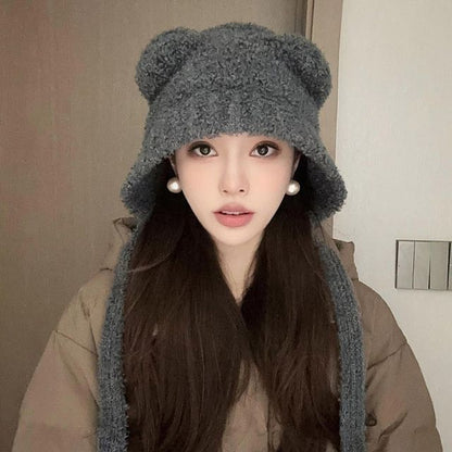 Fleece Bucket Ear Hat