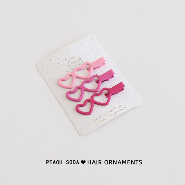 Set of 3: Plain Hair Clip