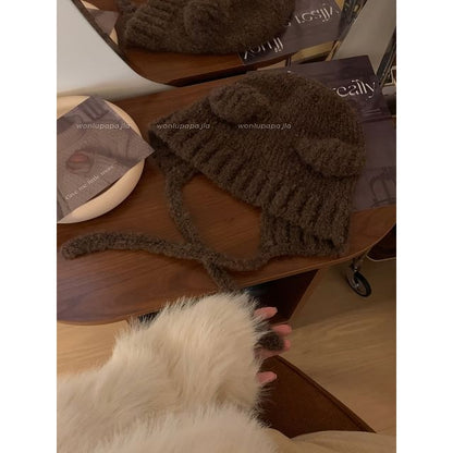 Bear Ear Knit Beanie