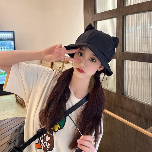 Bucket Hat Ear Cat