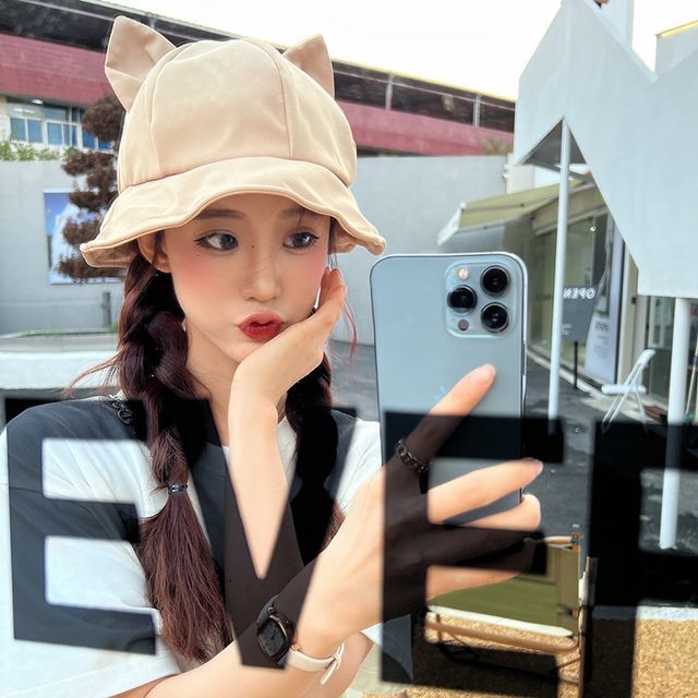 Bucket Hat Ear Cat