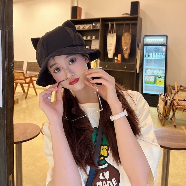 Bucket Hat Ear Cat