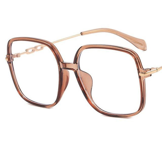 Blue Blocking Frame Eyeglasses Round Light