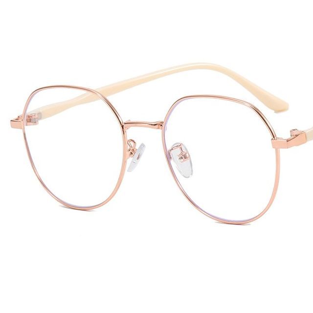 Blocking Light Eyeglasses Frame Round Blue