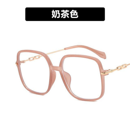 Blue Blocking Frame Eyeglasses Round Light