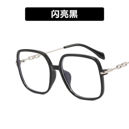 Blue Blocking Frame Eyeglasses Round Light