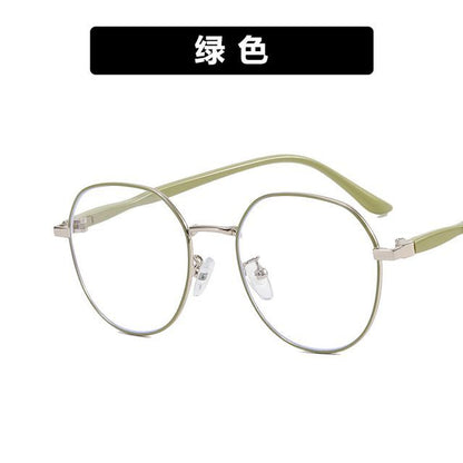 Blocking Light Eyeglasses Frame Round Blue