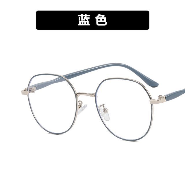 Blocking Light Eyeglasses Frame Round Blue