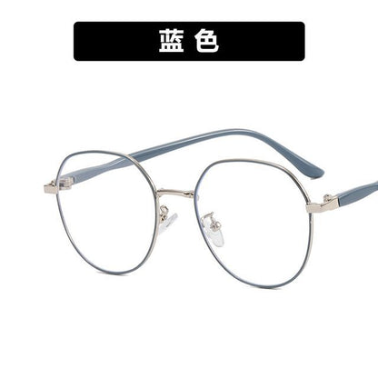 Blocking Light Eyeglasses Frame Round Blue