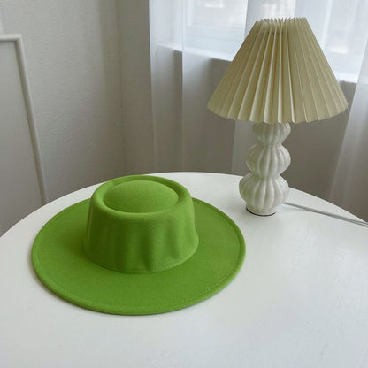 Wide Plain Hat Brim