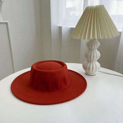 Wide Plain Hat Brim