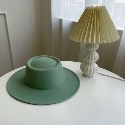 Wide Plain Hat Brim
