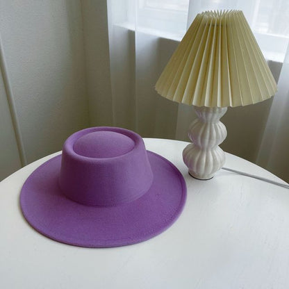 Wide Plain Hat Brim