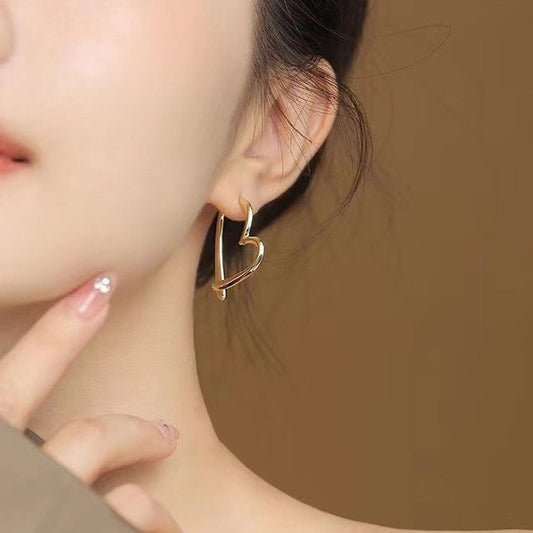 Alloy Heart Cuff Earring