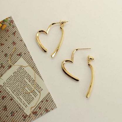 Alloy Heart Cuff Earring