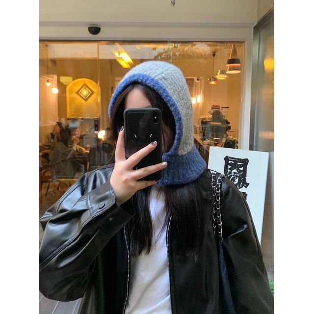 Contrast Balaclava Knit Trim