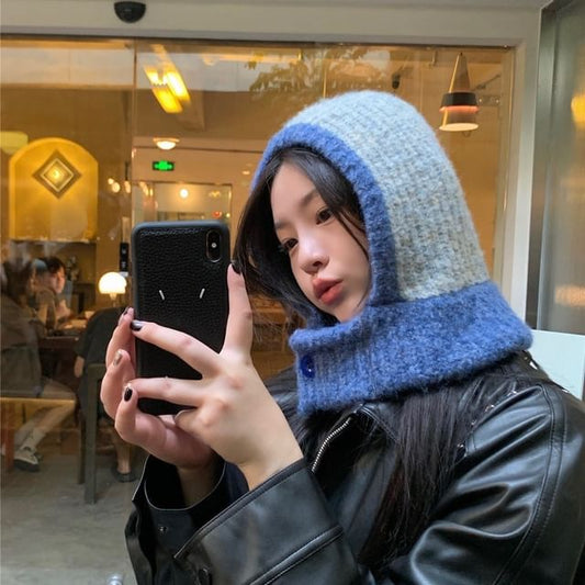 Contrast Balaclava Knit Trim