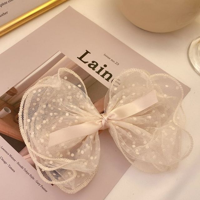 Mesh Bow Hair Clip (Various Designs)