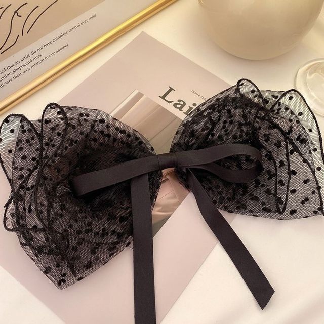 Mesh Bow Hair Clip (Various Designs)