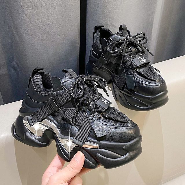 Sneakers Lace Platform Up