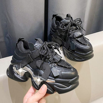 Sneakers Lace Platform Up