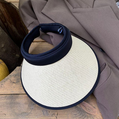 Contrast Sun Visor Trim Straw