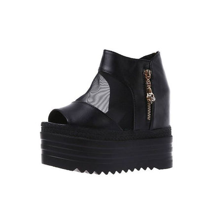 Sandals Sheer Platform Wedge