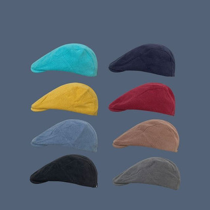 Cap Plain Corduroy Flat
