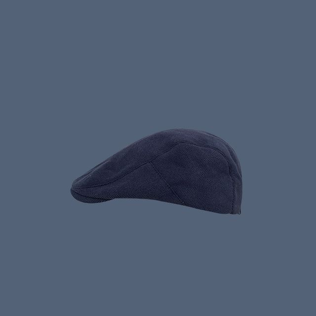 Cap Plain Corduroy Flat