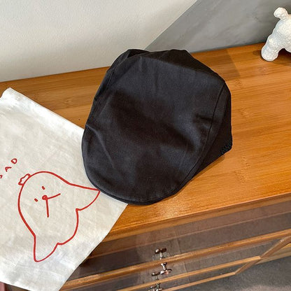 Flat Cap Embroidered Lettering