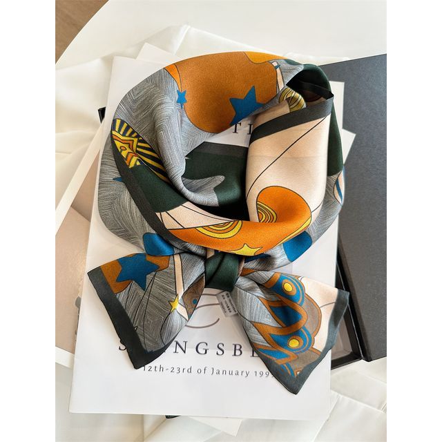 Silk Scarf Print
