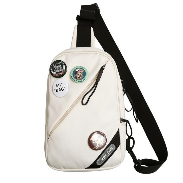 Nylon / Sling Badge Bag Lettering Set Charm Applique