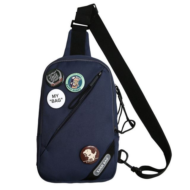 Nylon / Sling Badge Bag Lettering Set Charm Applique