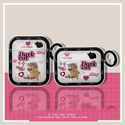 Cat Lettering AirPods / Pro Earphone Case Skin