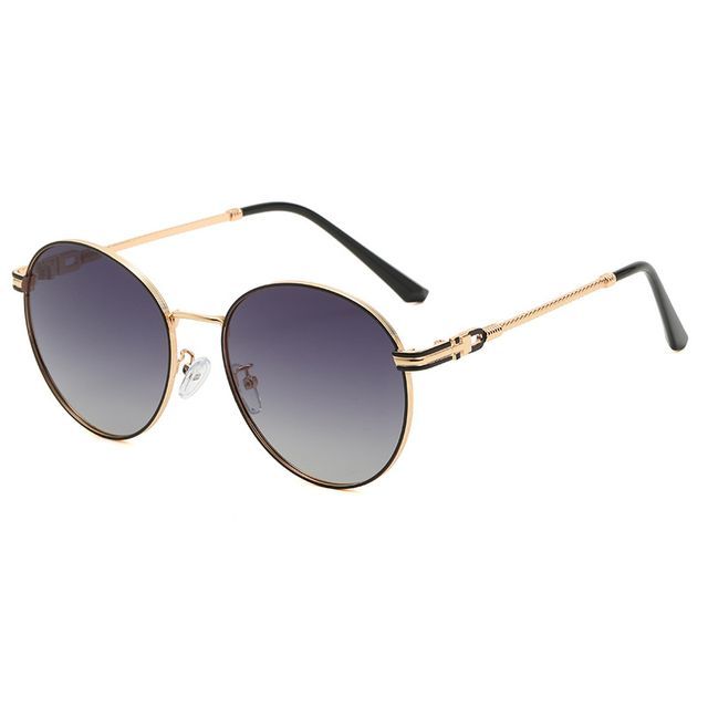 Frame Metal Round Sunglasses Polarized