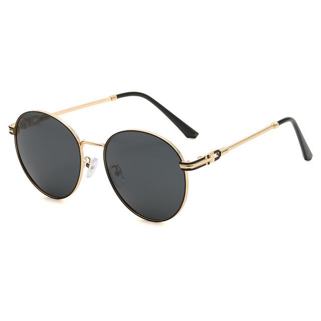 Frame Metal Round Sunglasses Polarized