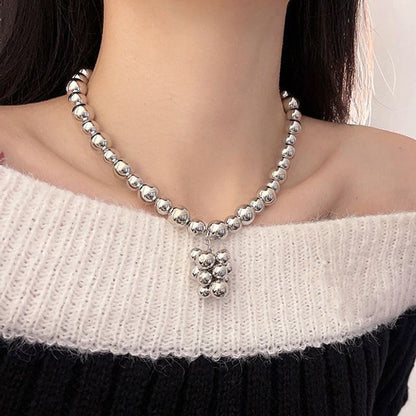 Pendant Alloy Bead Choker