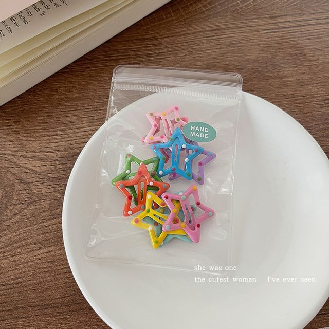 Set of 10: Star Hair Clip