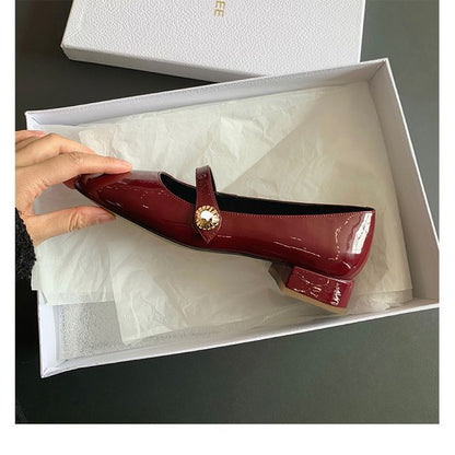 Plain Pumps (Various Block Jane Heel Designs) Mary