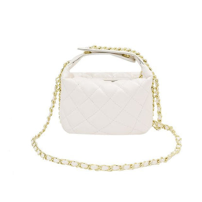 Quilted Crossbody Chain Bag Strap