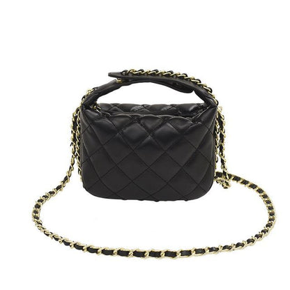 Quilted Crossbody Chain Bag Strap