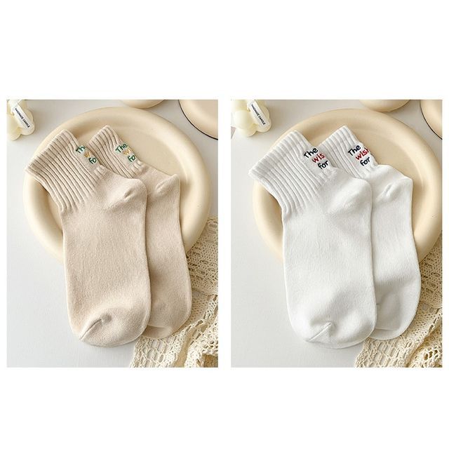 Lettering Socks Set