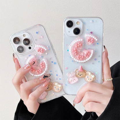 Bear Phone Case - iPhone 14 Pro Max / 14 Pro / 14 Max / 14 / 13 Pro Max / 13 Pro / 13 / 13 mini / 12 Pro Max / 12 Pro / 12 / 12 mini / 11 Pro Max / 11 Pro / 11 / SE / XS Max / XS / XR / X / 8 / 8 Plus / 7 / 7 Plus