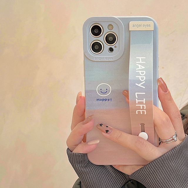 Phone Case Strap Smiley