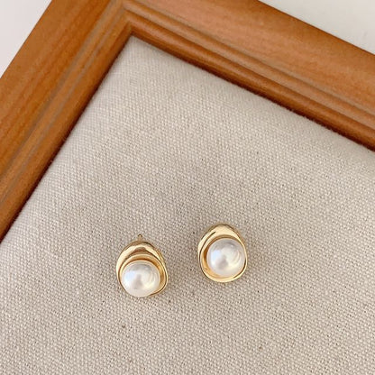 Faux Pearl Alloy Earring (various designs)